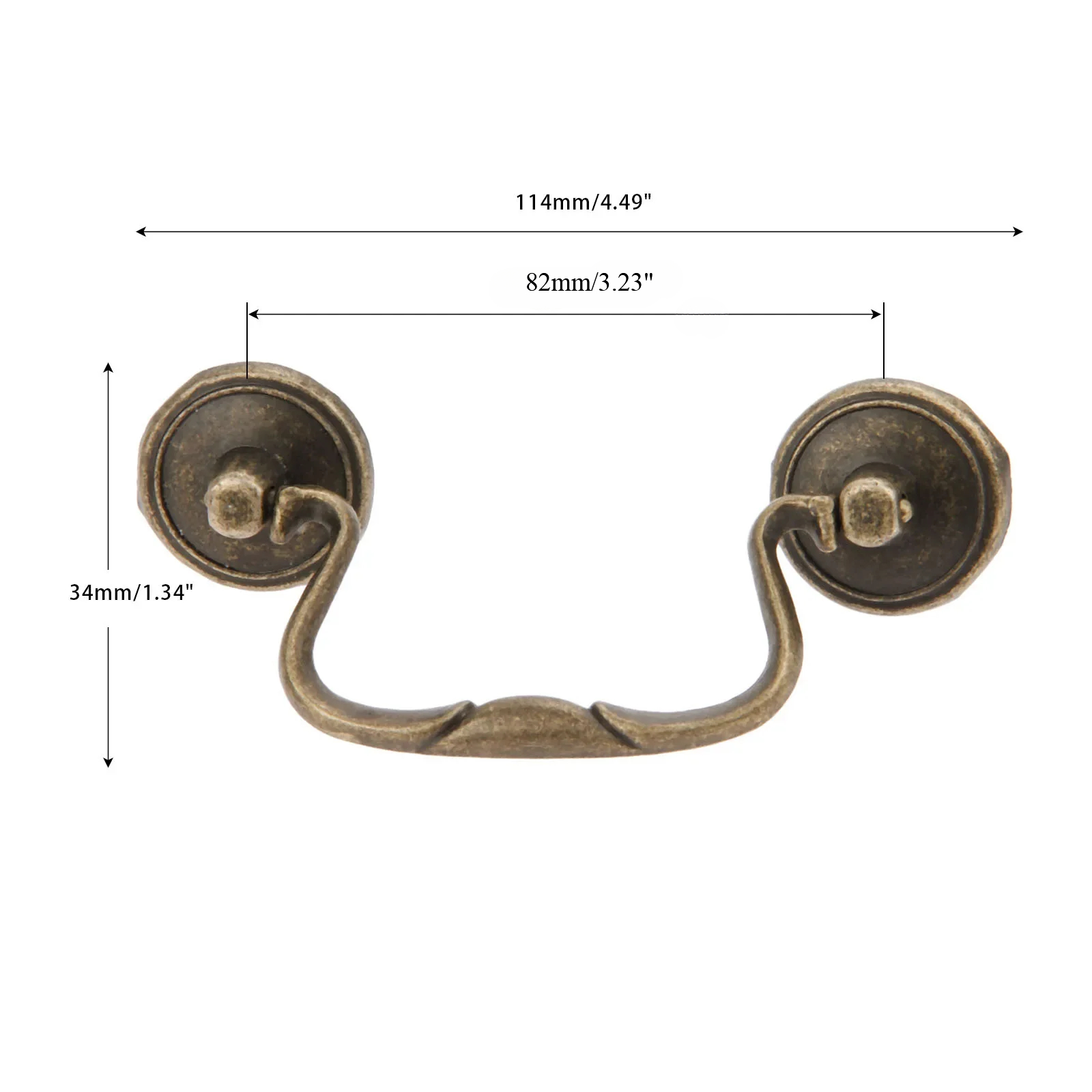 Furniture Hardware Factory - Antique Bronze Cabinet Handle Furniture Knobs
