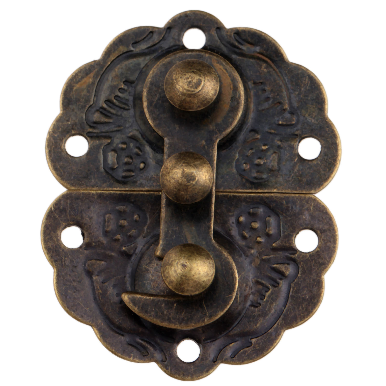 Furniture Hardware Manufacturer - 1pc Antique Bronze Box Latch Hasp