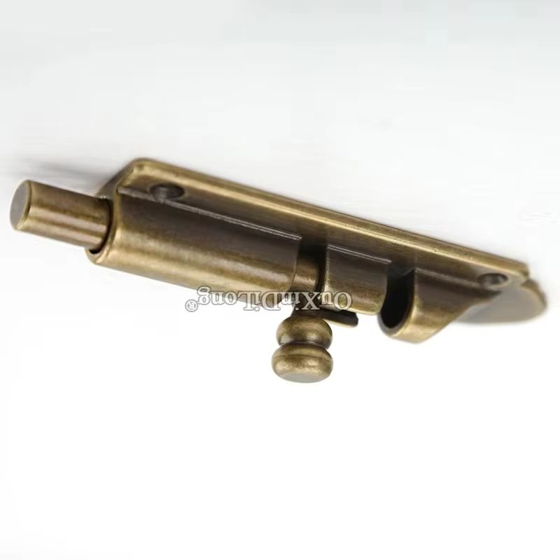 Barrel Bolt Slide - 5PCS Lengthened Antique Brass Doors and