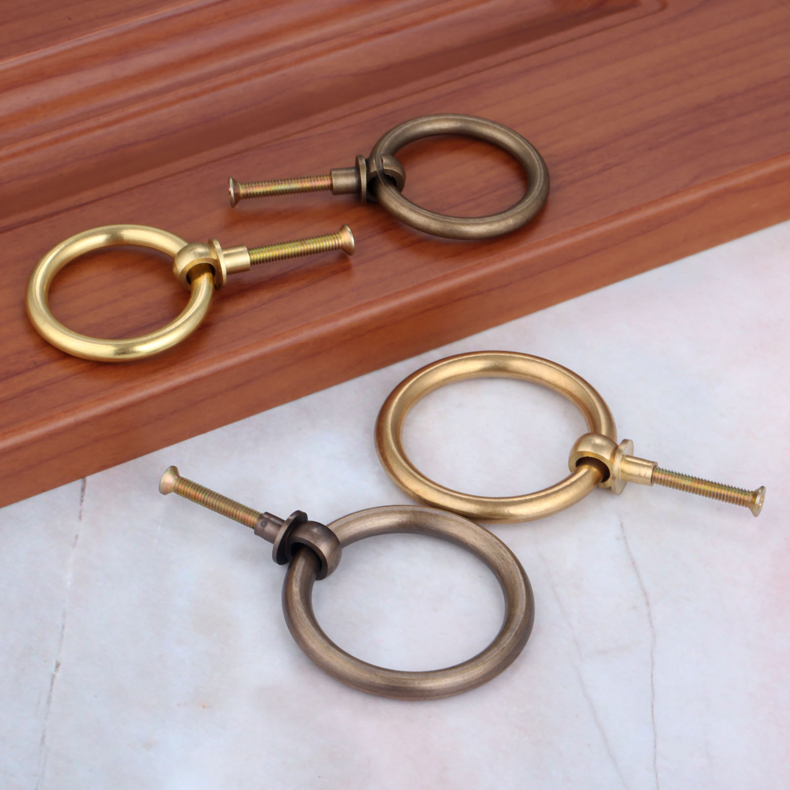 Furniture Hardware Factory - 1Pc 40mm/50mm Vintage Jewelry Boxes Ring