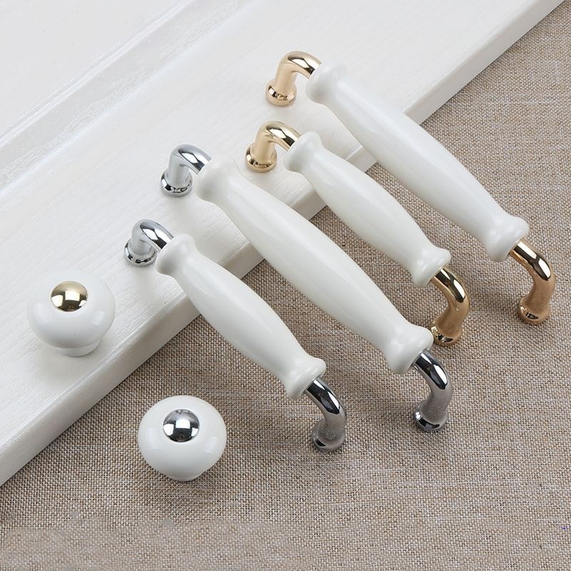 Furniture Hardware Factory - Ceramic Door Handles Modern Furniture Knobs