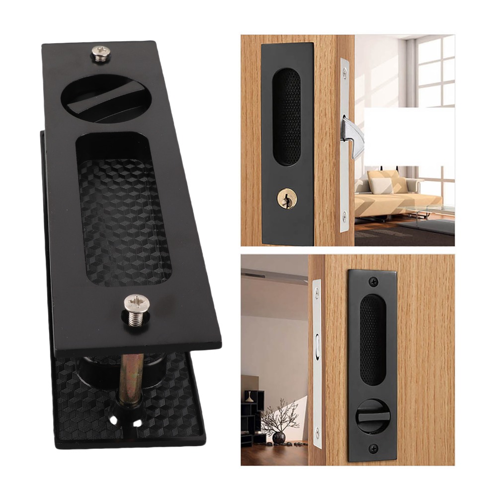 Cabinet Lock Key - Recessed Design Sliding Door Lock Mortise