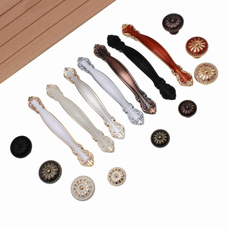 RUNBAZEF Black Kitchen Cabinet - огляд і ціна Vintage Furniture Hardware Pulls