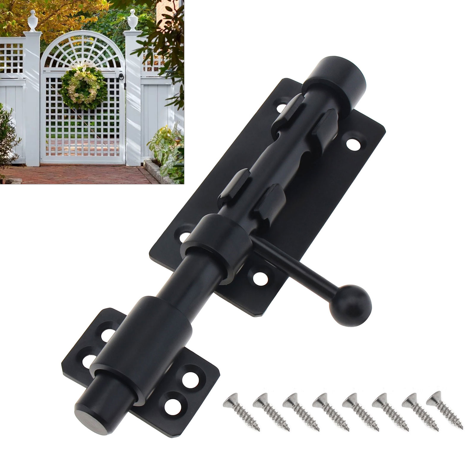 6 Inch Thickened Stainless Ste - огляд і ціна Barrel Bolt Slide
