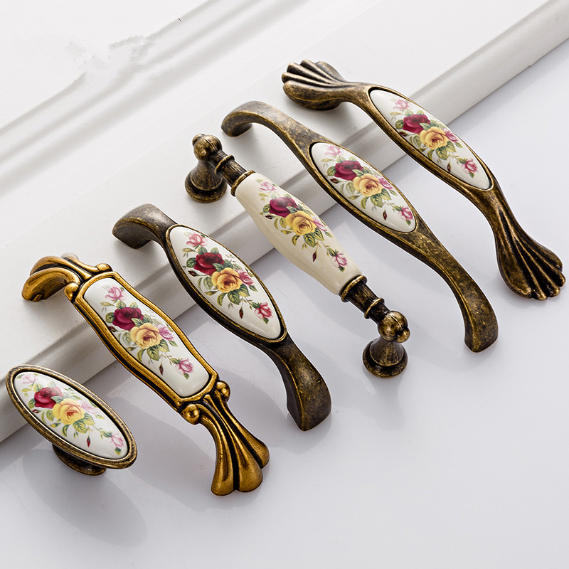 Vintage Ceramic Handle Antique - огляд і ціна Vintage Furniture Hardware Pulls