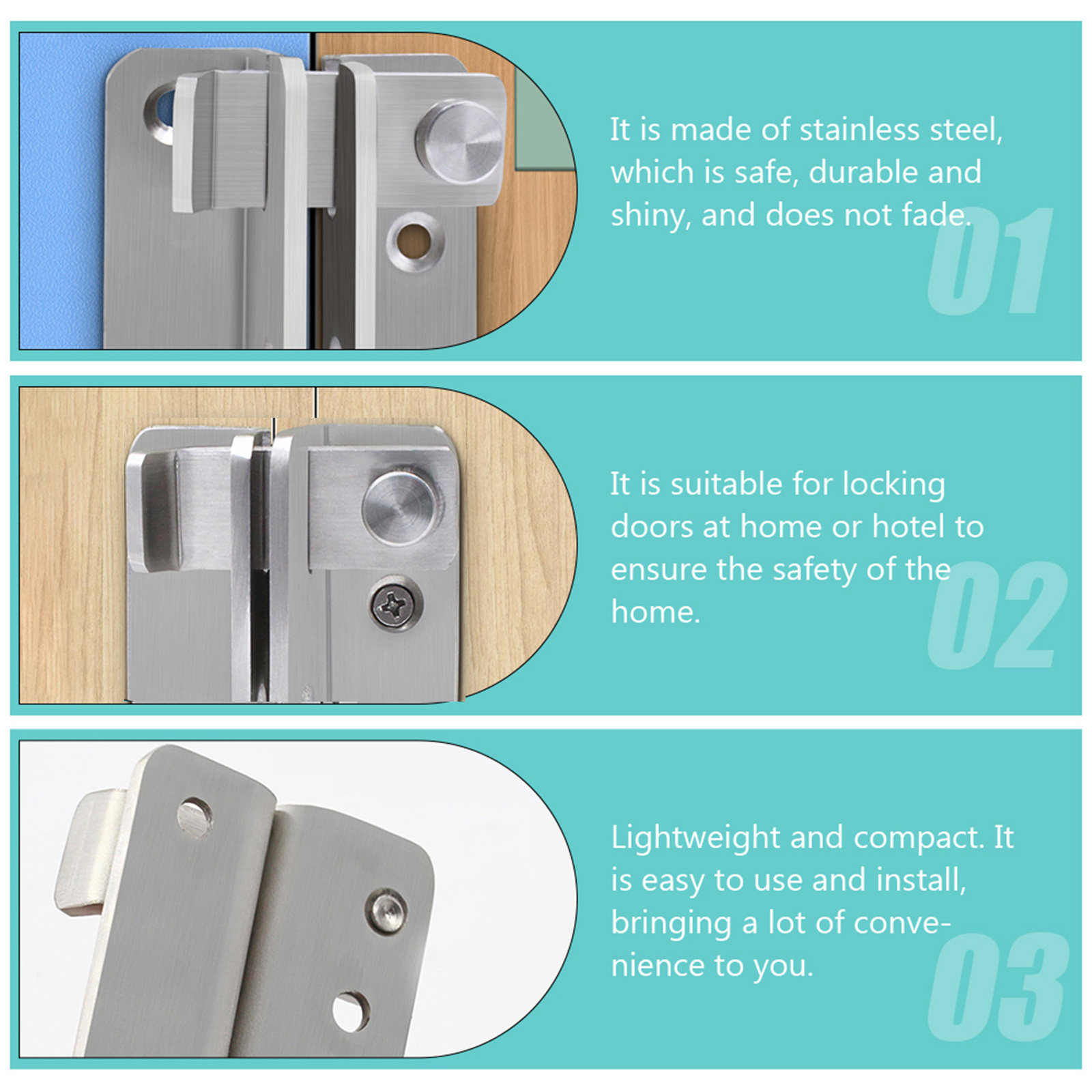 Stainless Steel Barrel Bolt La - огляд і ціна Barrel Bolt Slide