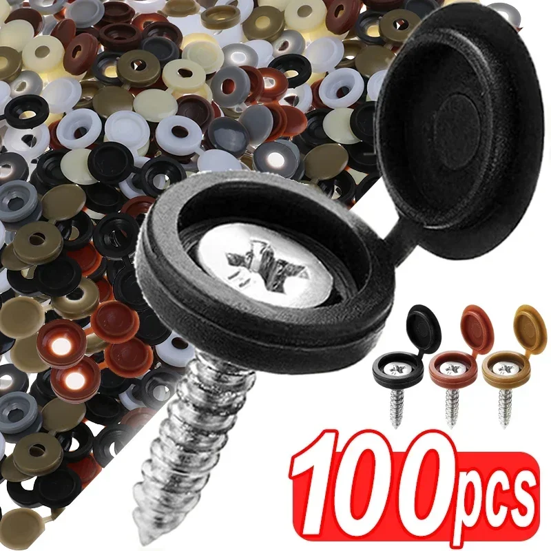 Hinged Plastic Screw Cap Cover - огляд і ціна Furniture Hardware Hinges