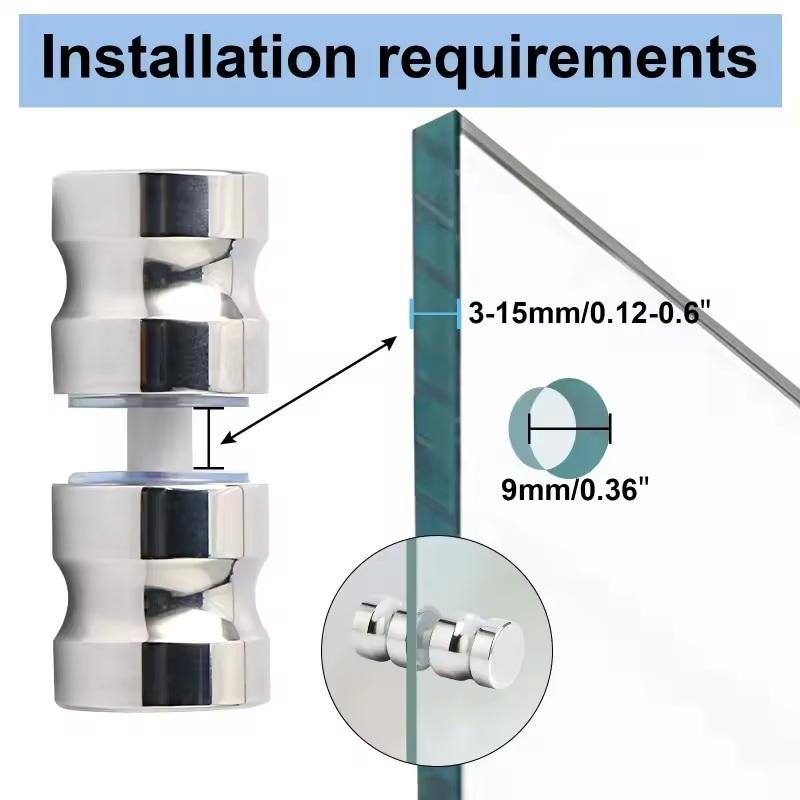 Stylish Shower Glass Door Hand - огляд і ціна Furniture Hardware Supply