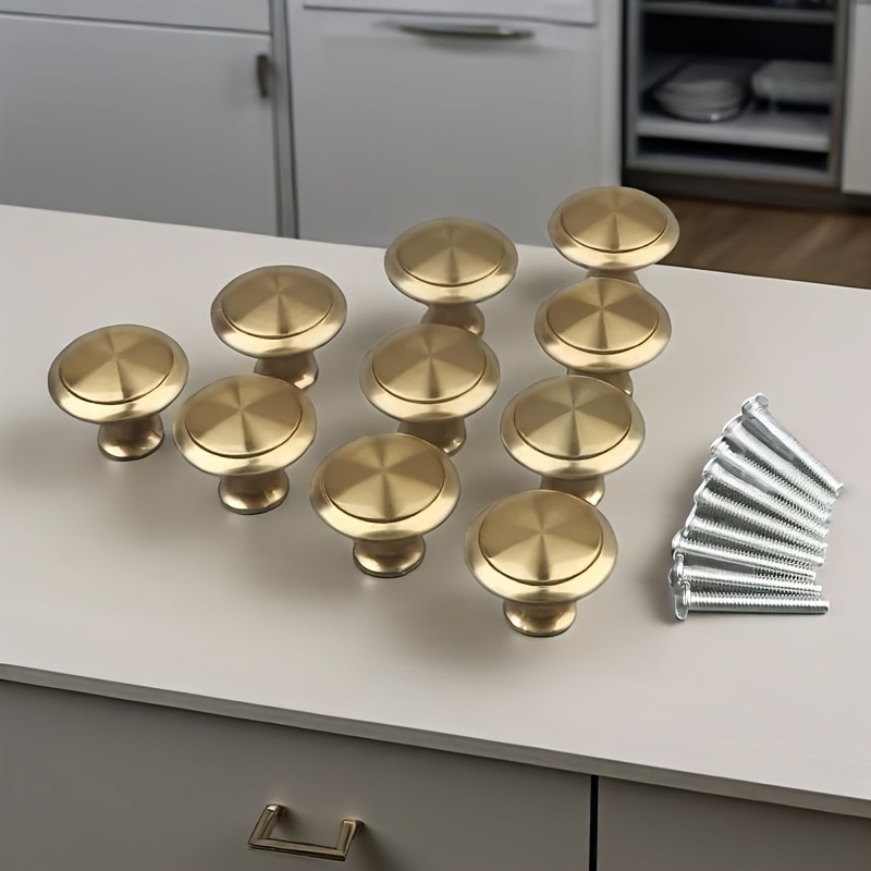 10pcs Golden Simple Cabinet Dr - огляд і ціна Furniture Hardware Factory