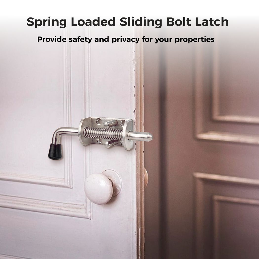 2Pcs Spring Loaded Latch Pin S - огляд і ціна Barrel Bolt Slide