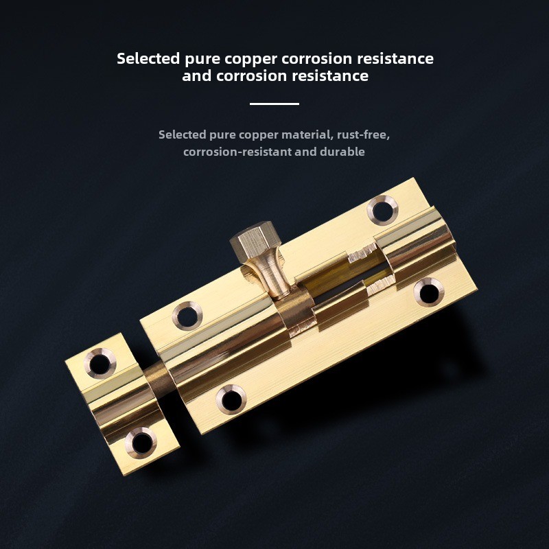 1PCS  Brass Doors Slide Latch  - огляд і ціна Barrel Bolt Slide