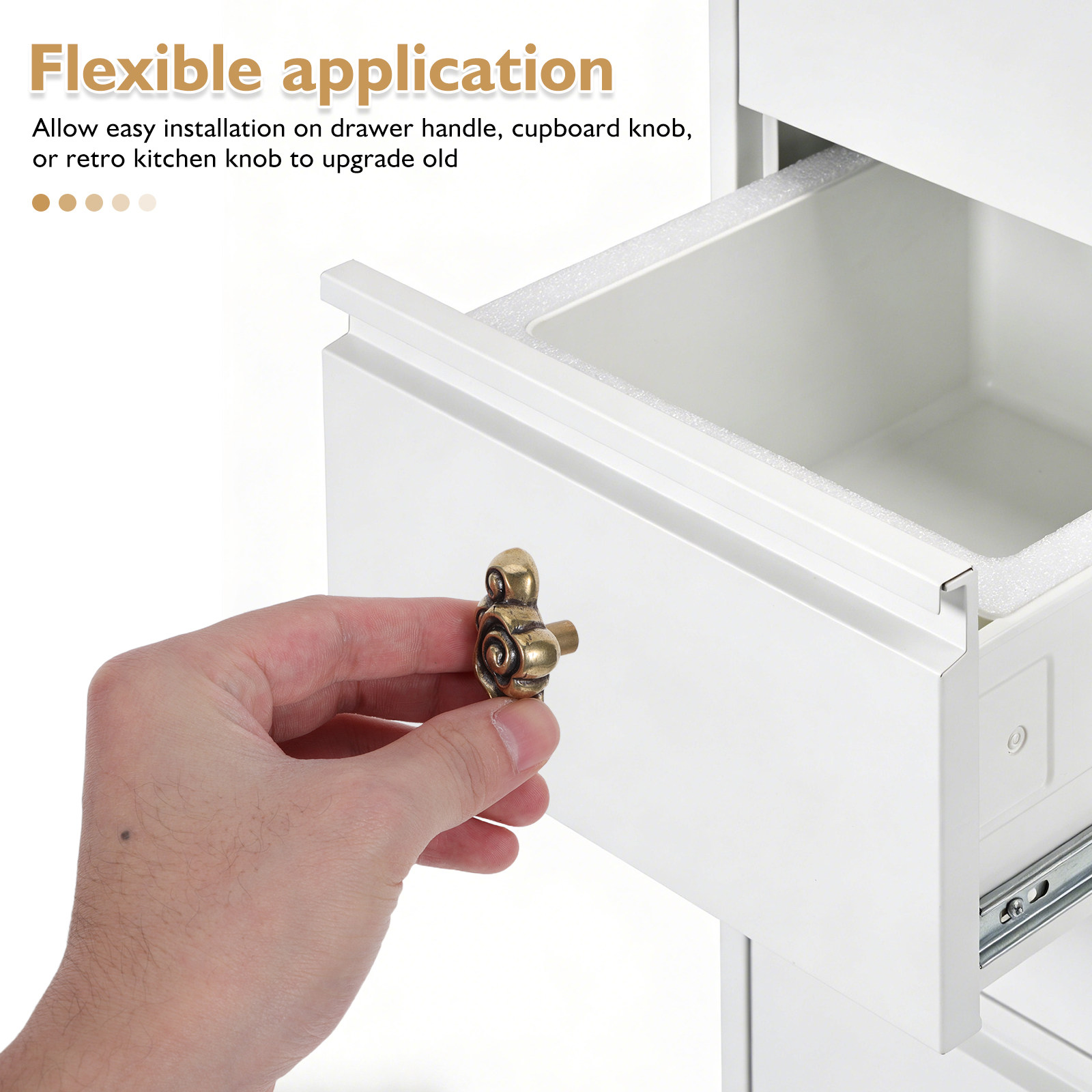 Decorative Cloud Drawer Knob V - огляд і ціна Vintage Furniture Hardware Pulls