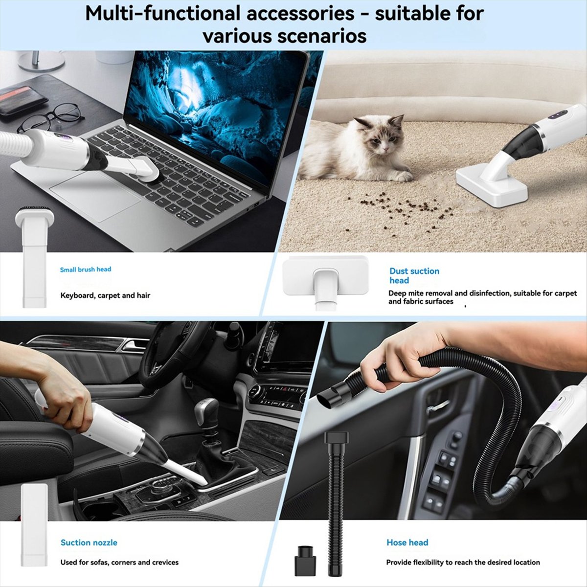 Car Vacuum Cleaner, Large Suct - огляд і ціна Furniture Hardware Cleaner