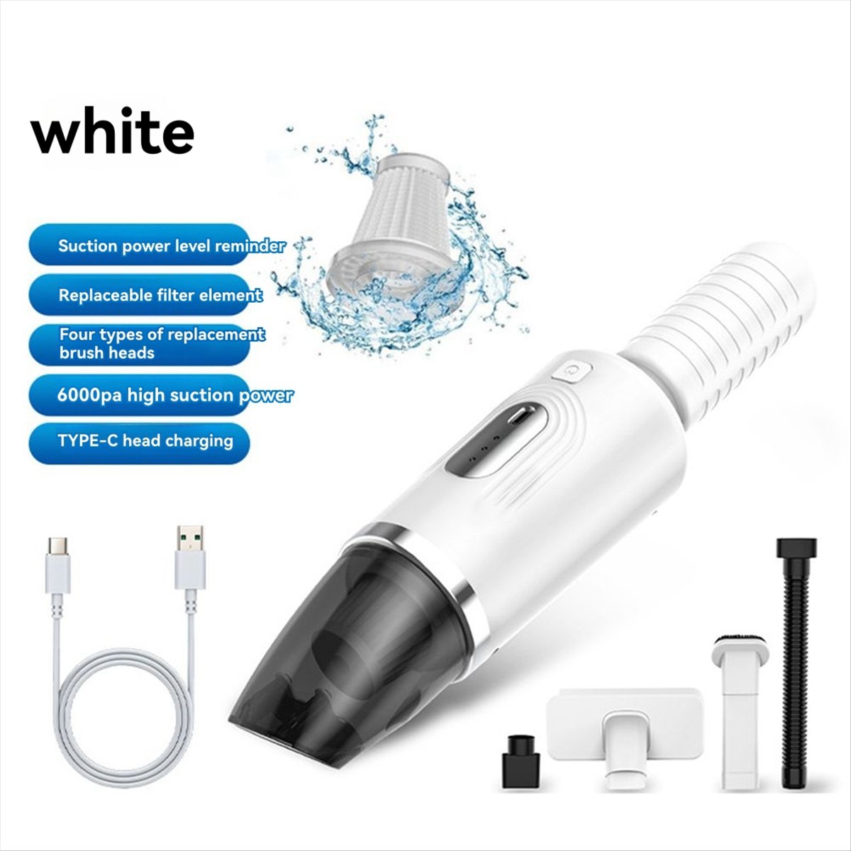 Car Vacuum Cleaner, Large Suct - огляд і ціна Furniture Hardware Cleaner