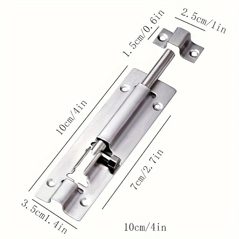 1/5pcs Stainless Steel Door Bo - огляд і ціна Barrel Bolt Slide