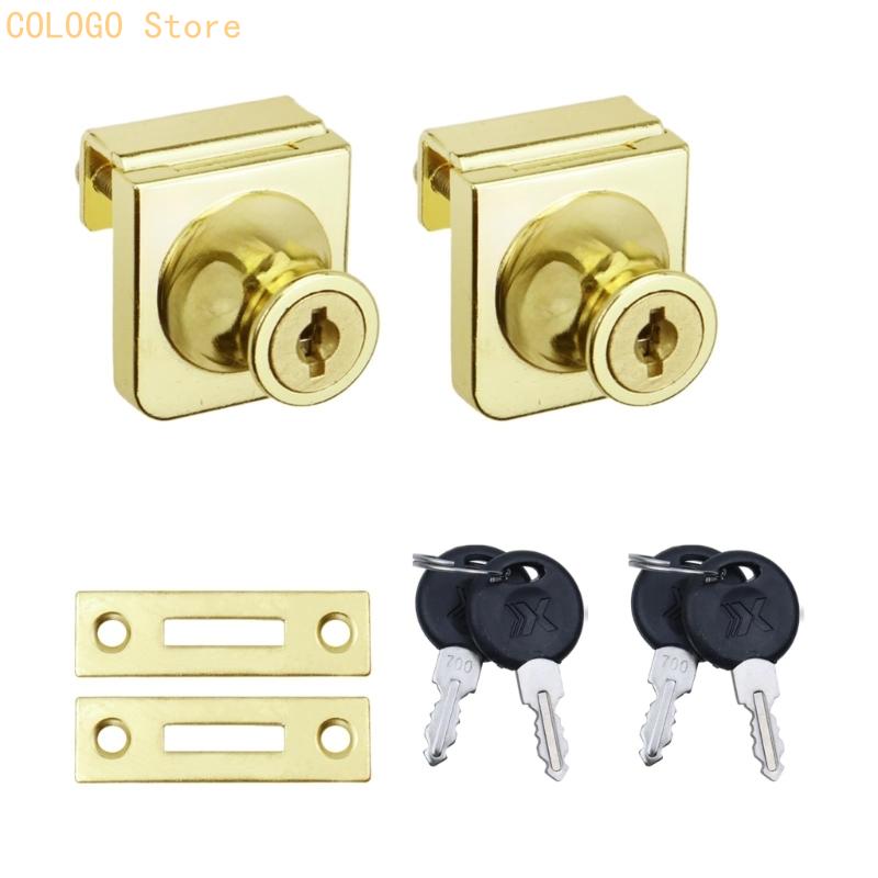 Glass Cabinet Lock Set, Gold G - огляд і ціна Cabinet Lock Key