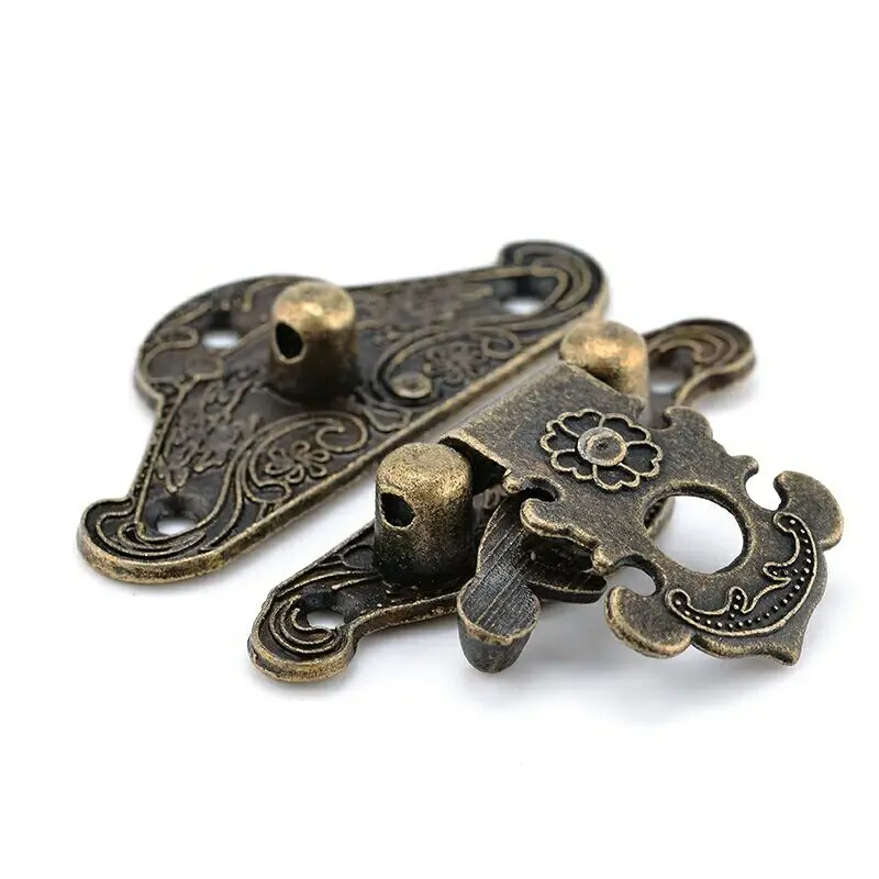 5-20pcs Vintage Metal Hasp Lat - огляд і ціна Furniture Hardware Manufacturer