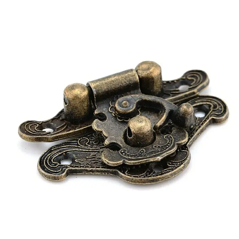 5-20pcs Vintage Metal Hasp Lat - огляд і ціна Furniture Hardware Manufacturer